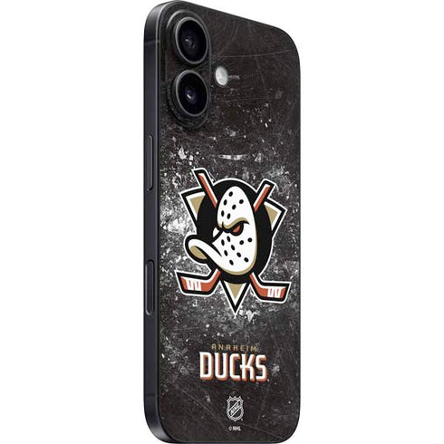 NHL Anaheim Ducks Iced iPhone 16 Plus Skin